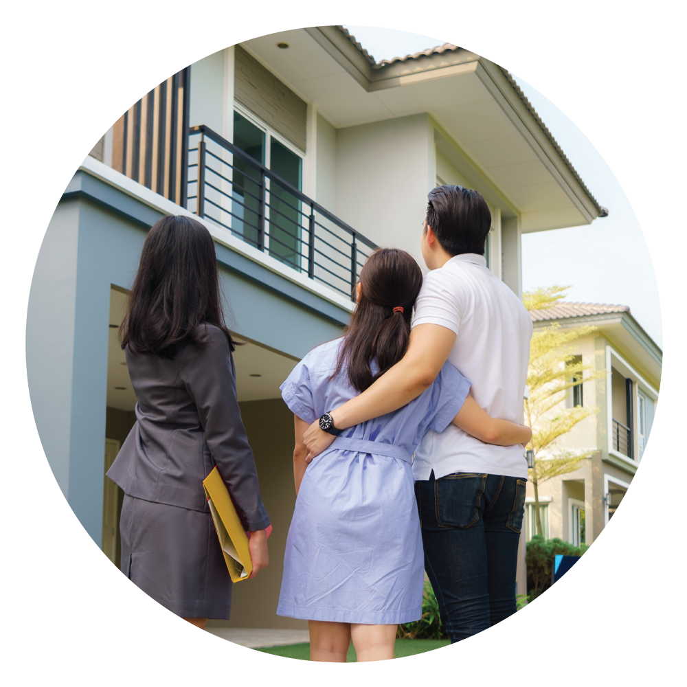 Couple looking at a potential investment property